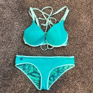 Maaji Turquoise Bikini Set